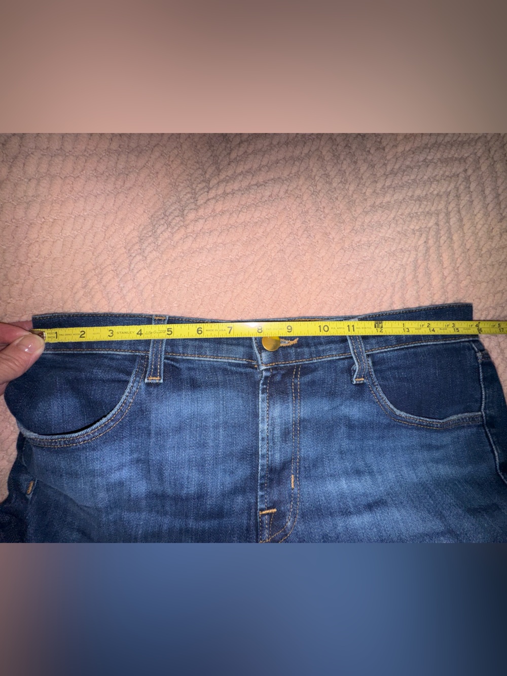 J Brand Alana High Rise Crop Skinny Jeans Dark Wash Stretch Denim Size 30 - Picture 6 of 13